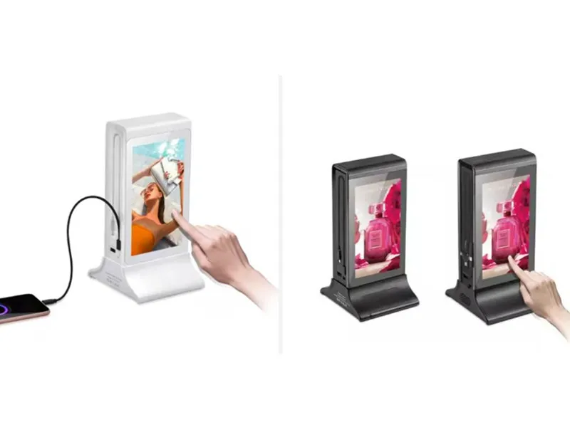 About the Table Advertising Player Menu Power Bank